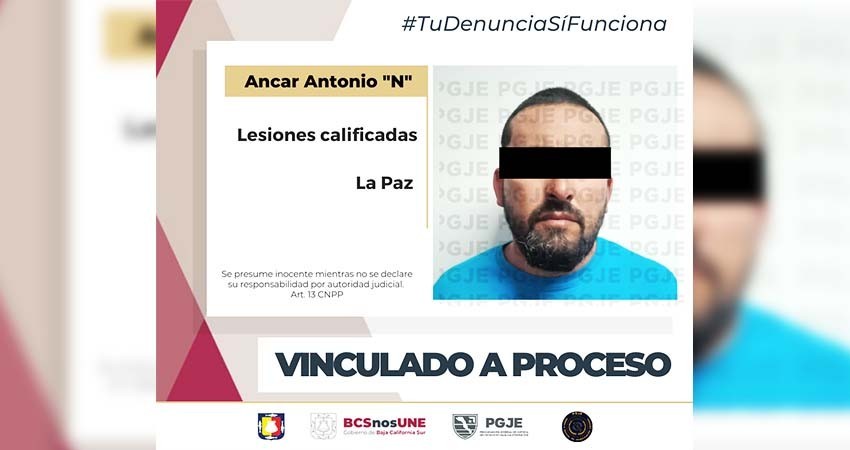 Antonio “N” quedó vinculado a proceso por lesiones calificadas