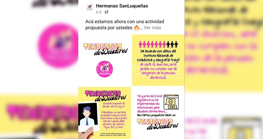 A falta de "Ley Sabina" en BCS, llegan tendederos de deudores