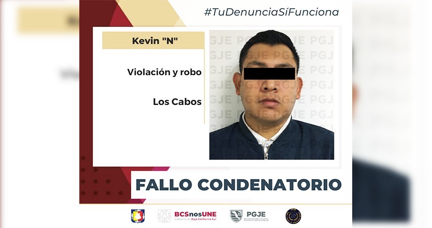 Obtiene PGJE 2 fallos condenatorios por violación y robo contra culpable de cometerlos