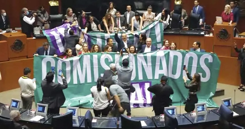 Fracasa nombramiento de comisionado del INAI; oposición sube a la tribuna