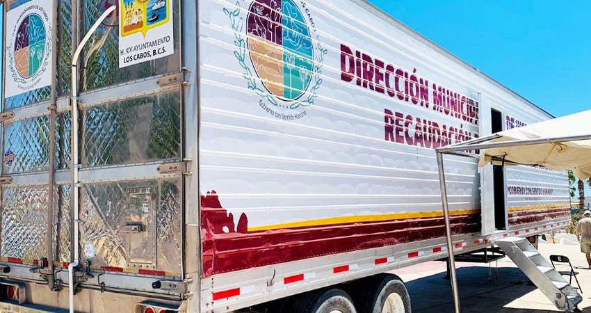 Ayto Los Cabos acerca los servicios a la ciudadanía con la Unidad Móvil Recaudadora que recorrerá  diferentes colonias