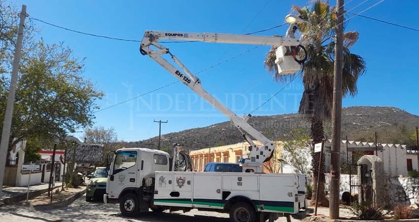 45 luminarias fueron rehabilitadas en El Triunfo