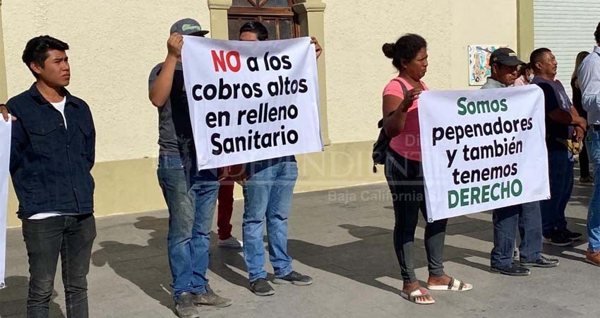 "No a los altos cobros en rellenos sanitarios": exigen pepenadores y recolectores de Los Cabos
