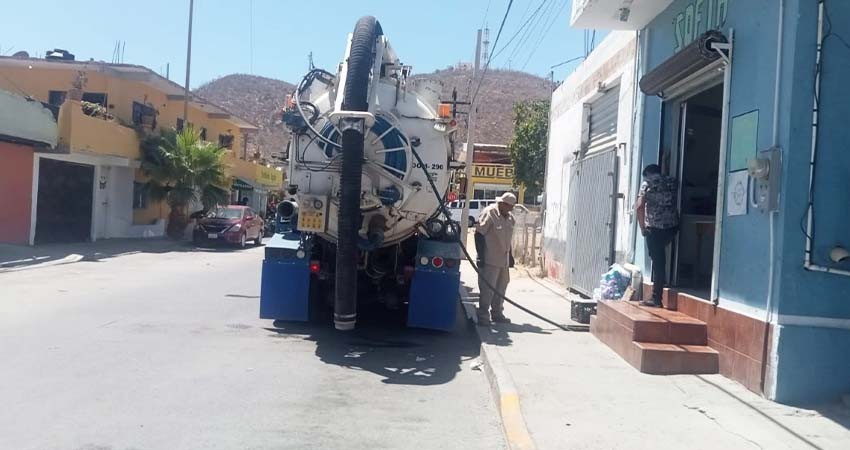 Reducen los derrames de aguas negras en CSL por el mantenimiento preventivo en la red de alcantarillado