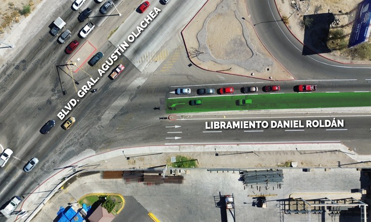 Cambia el sentido de la circulación en un tramo del libramiento Daniel Roldán