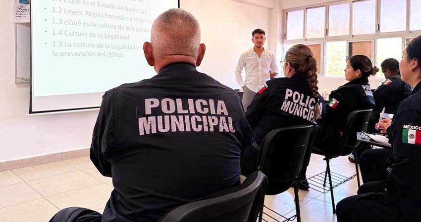 Capacita Academia de Seguridad Pública a policías municipales en cursos de formación inicial