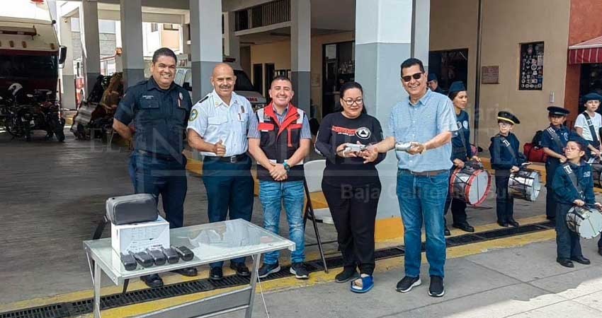Recibe Protección Civil de Los Cabos un drone, de parte del H. Cuerpo de Bomberos de CSL