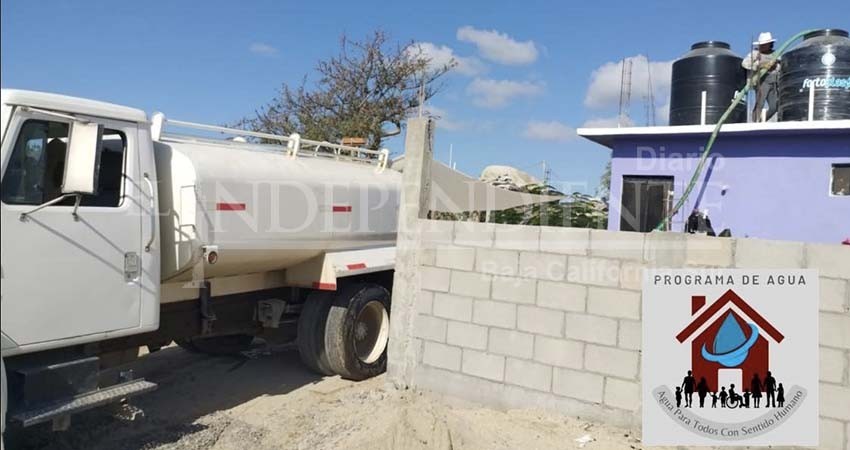 61 colonias sin red hidráulica reciben agua potable cada 2 semanas a través del programa “Agua Para Todos Con Sentido Humano”