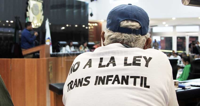 En riesgo patria potestad de padres por Ley de Infancias Trans: López Monje
