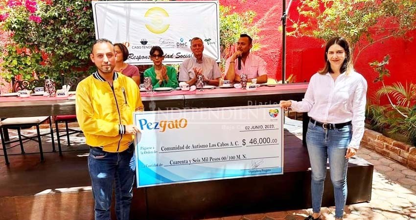 Donó corporativo más de 100 mil pesos a asociaciones civiles