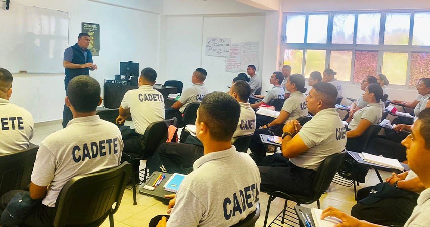 24 cadetes se encuentran en capacitación para ingresar a la Policía Municipal