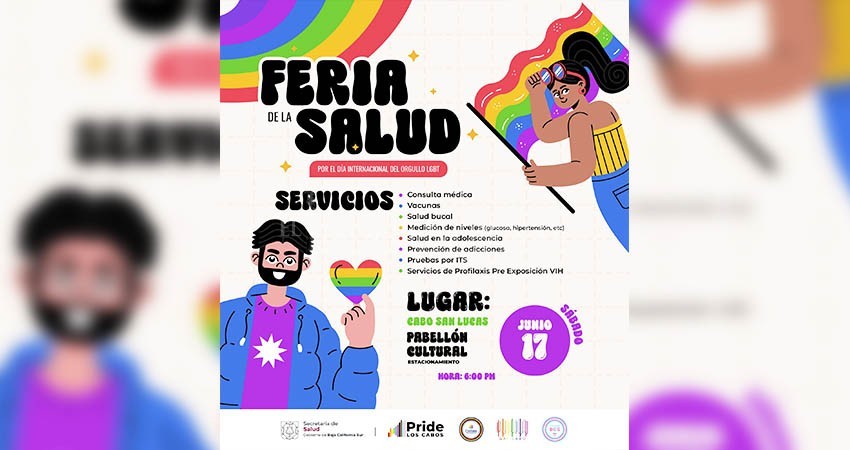 En el marco de Los Cabos Pride, habrá feria de servicios de salud