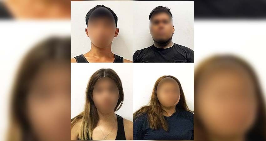 Detiene policía estatal a cinco personas por delitos contra la salud y robo calificado