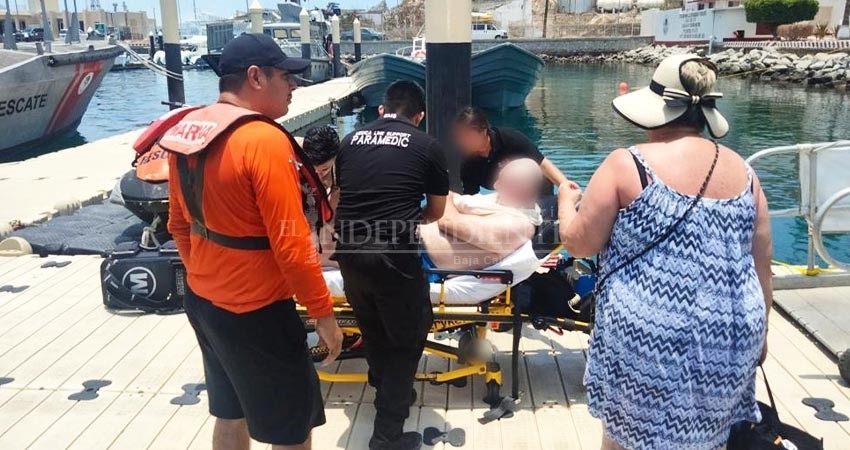 Nuevamente, evacua SEMAR a turista de embarcación