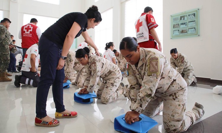 Promueve Mesa de Seguridad capacitación a elementos de las Fuerzas Armadas y Policiales de BCS