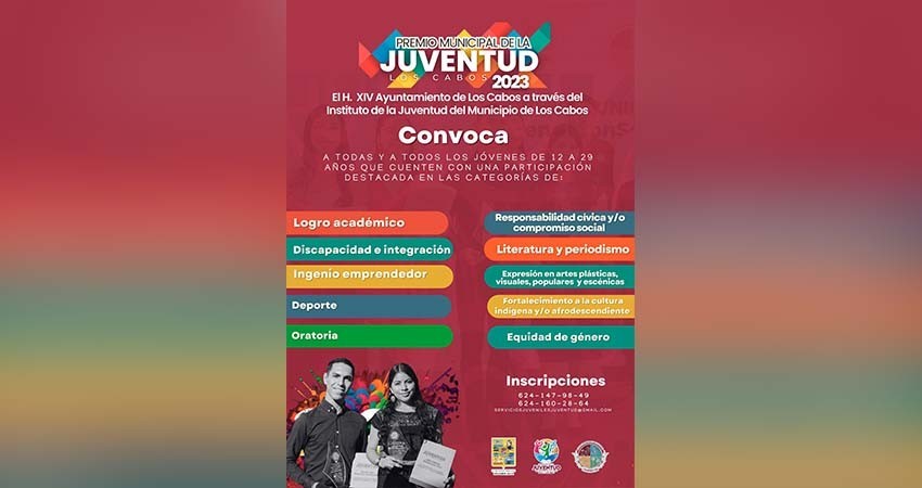Abren convocatoria para el Premio Municipal de la Juventud 2023