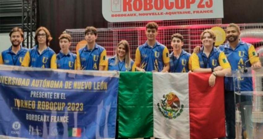 Estudiantes mexicanos ganan primer lugar en concurso de robótica celebrado en Francia