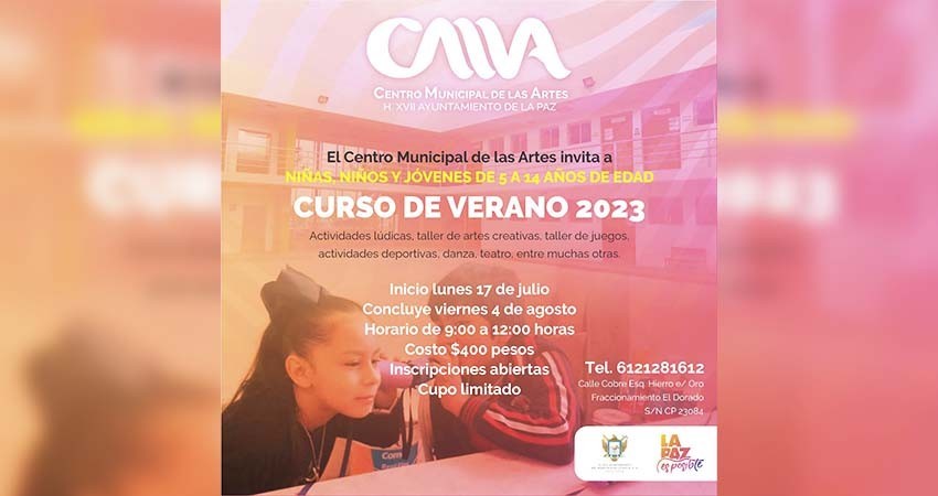 Continúan abiertas las inscripciones a los Cursos del Centro Municipal de las Artes