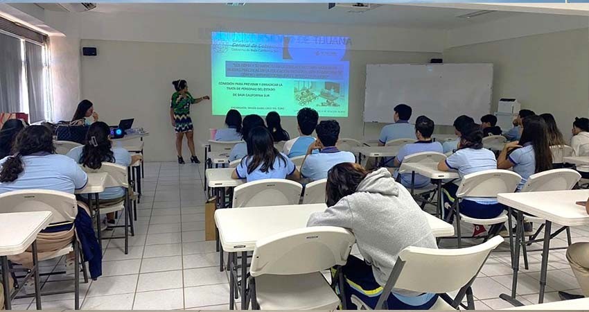 Mantiene Comisión para Prevenir y Erradicar la Trata Capacitación en Escuelas de Nivel Básico