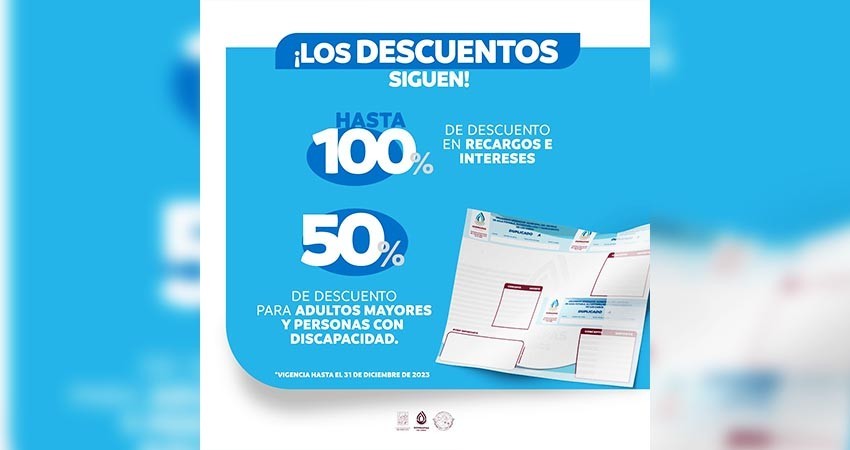 Anuncia OOMSAPA Los Cabos programa de descuentos en recargos e intereses