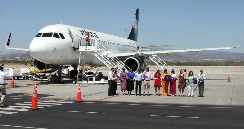 Fortalece BCS su conectividad con nuevas frecuencias aéreas