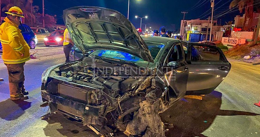 Siete lesionados tras múltiples accidentes vehiculares en Los Cabos