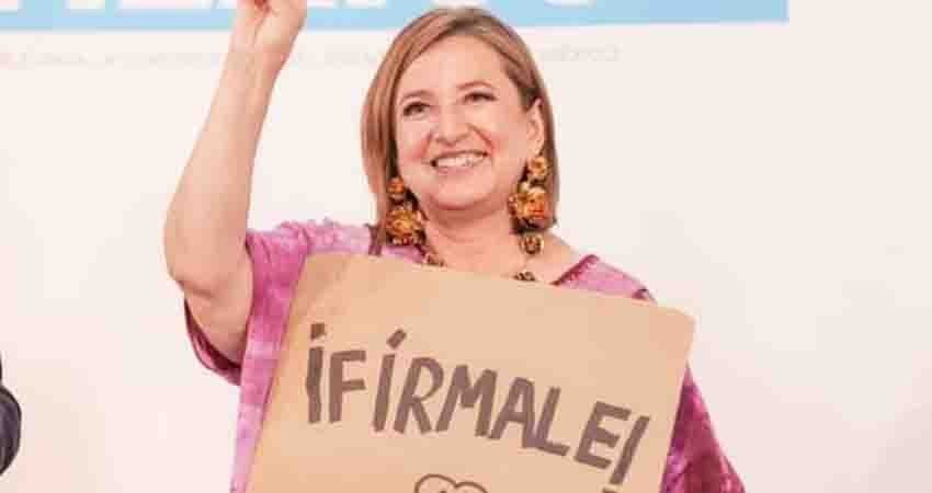 Xóchitl Gálvez consigue ya las 150 mil firmas