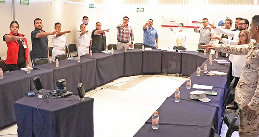Establece BCS su comando estatal e interinstitucional del sector salud
