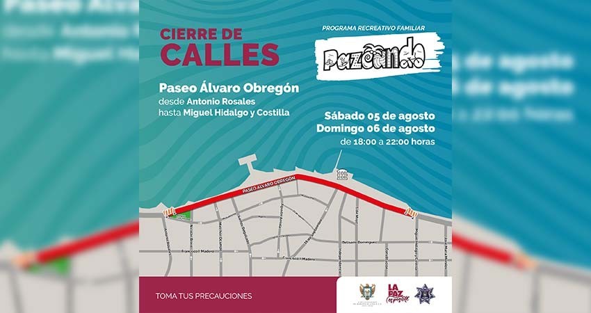 La Policía Municipal implementará un operativo vial en Malecón por programa “Pazeando”