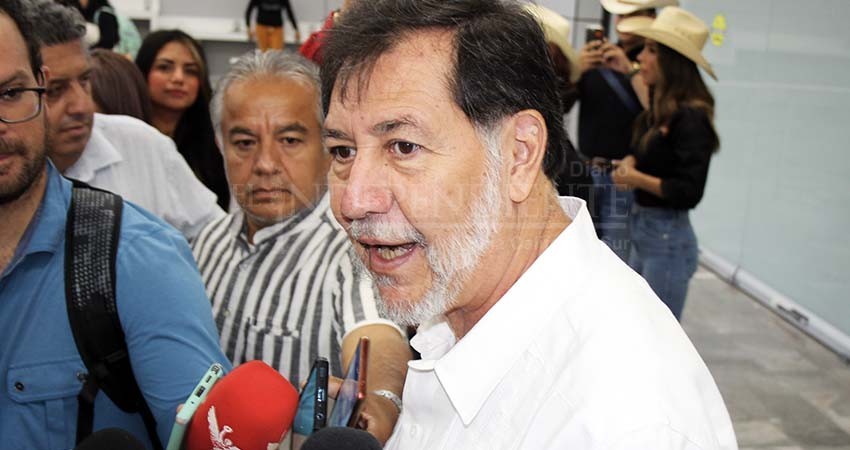 “Es respetuoso del proceso interno”; duda Fernández Noroña que Castro Cosío apoye a Adán Augusto