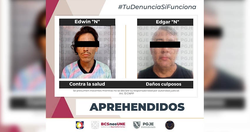 Dos personas son aprehendidas por diferentes delitos en La Paz y Los Cabos     5