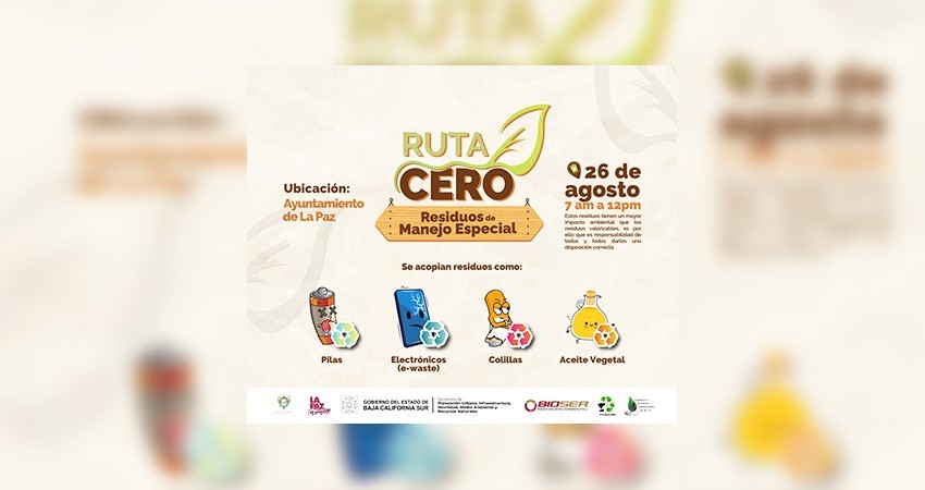 Realizará Ayuntamiento de La Paz campaña de acopio de Residuos de Manejo Especial