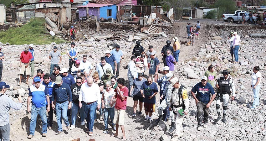 Preparan documentación para solicitar zona de desastre a Mulegé