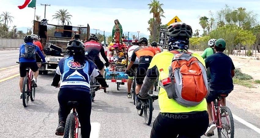 Llega a La Paz el peregrino guadalupano