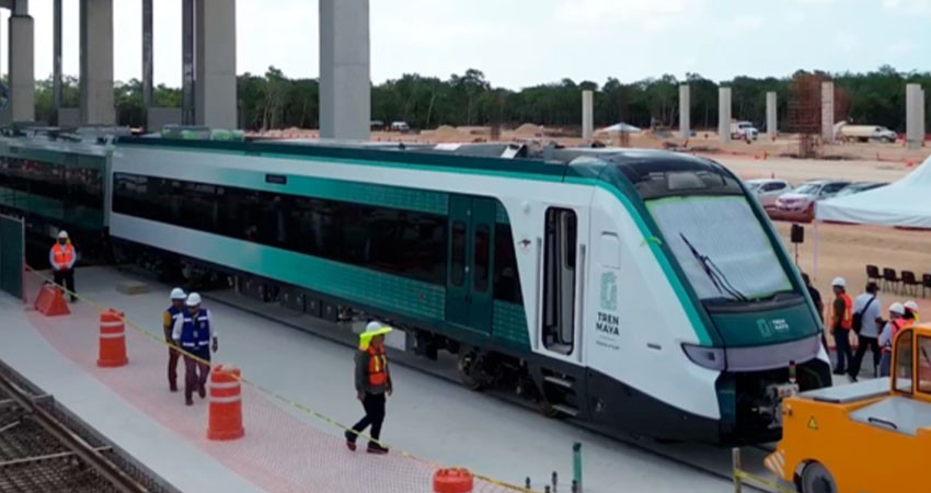 Primeras pruebas del Tren Maya durarán alrededor de dos meses: AMLO