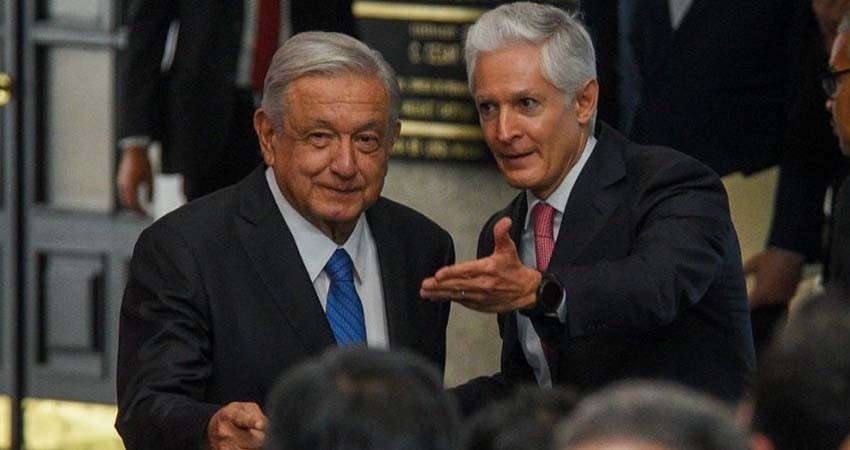 Reconoce AMLO a Del Mazo, habla de su futuro