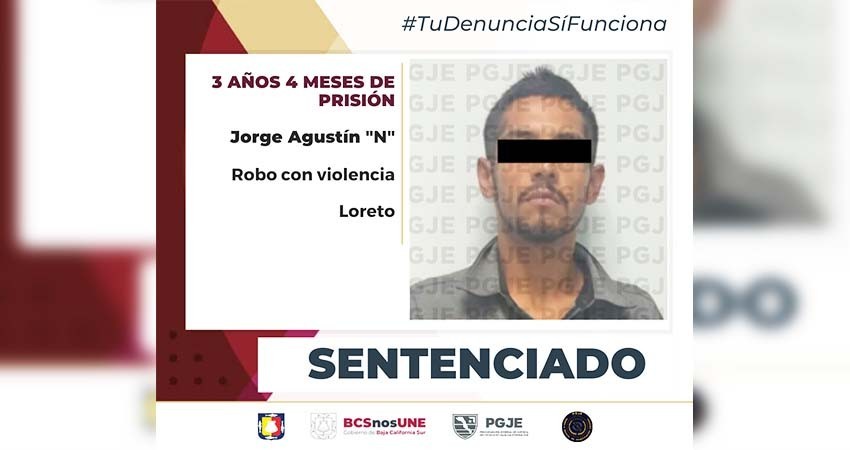 Agustín “N” pasará 3 años 4 meses en prisión por robo a lugar cerrado