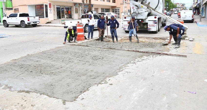 Retoman Programa Permanente de Bacheo en Cabo San Lucas