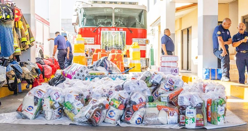 Club Rotario enviaron apoyo a comunidades afectadas por el Huracán Hilary