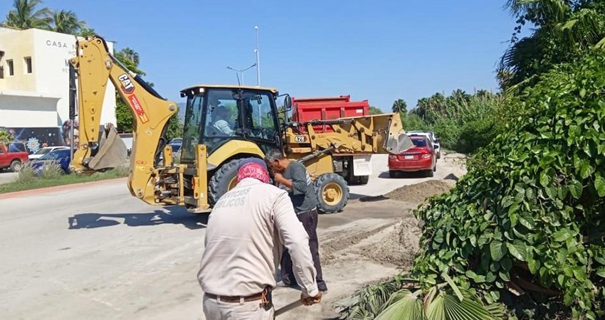 Al 70% los trabajos de limpieza en las calles de Los Cabos