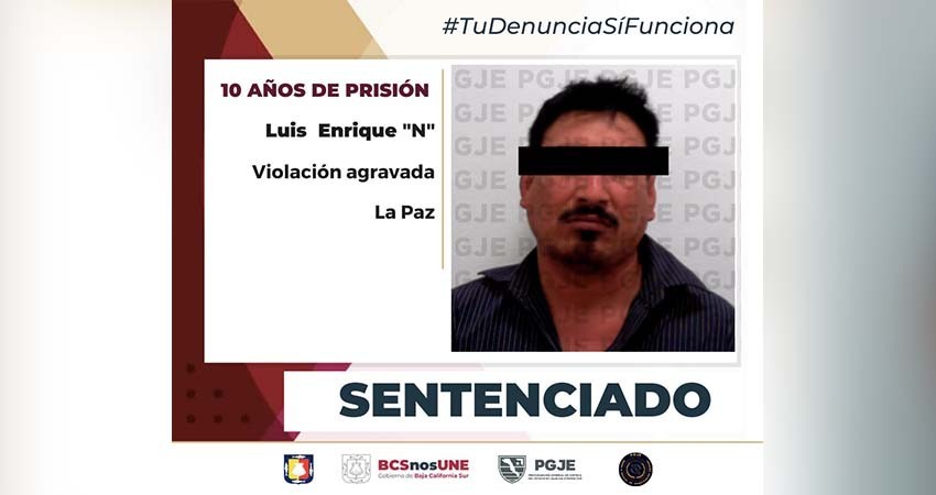 10 años pasará en prisión Enrique “N” por el delito de violación agravada