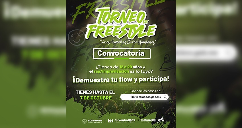 Representa a tu municipio en el torneo de Freestyle “voces juveniles sudcalifornianas”