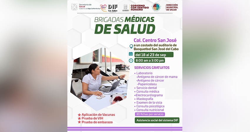 Continúan las brigadas médicas, ahora en SJC