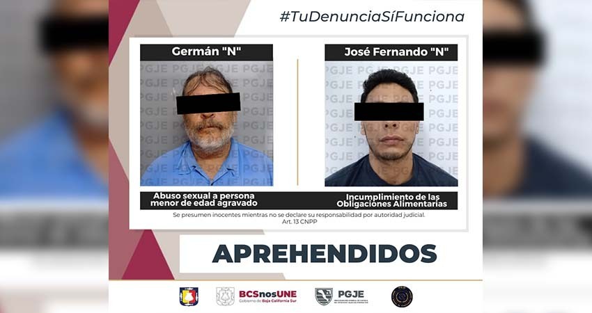 Fueron aprehendidos dos hombres en Mulegé y Sonora por diversos delitos