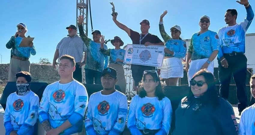 Torneo de Pesca recaudó más de 100 mil pesos en favor de Bomberos de BCS