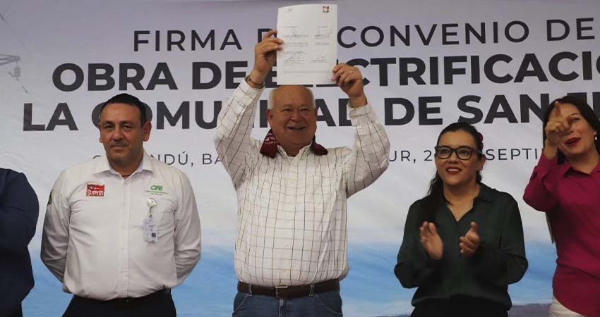 Tras 68 años de solicitudes, en octubre arrancan las obras de electrificación de San Juanico