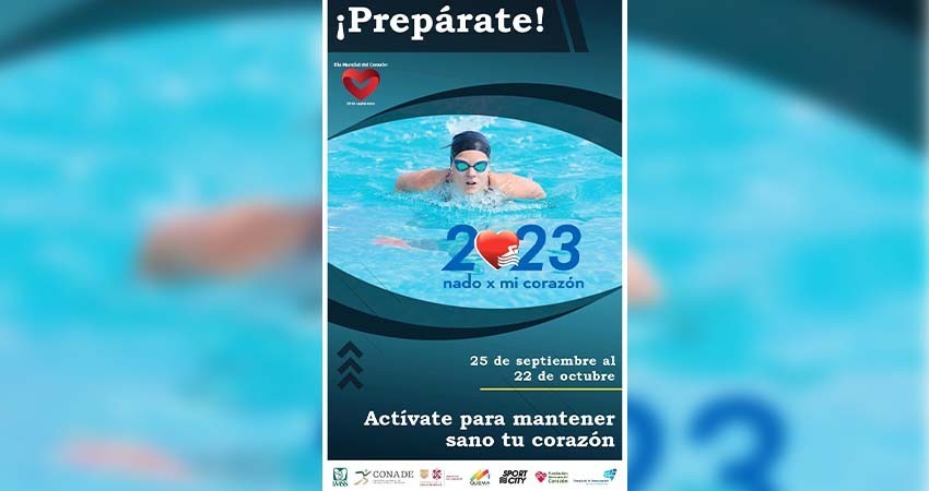 Invitan a participar en la décima edición de la “Campaña “nado x mi corazón” 2023
