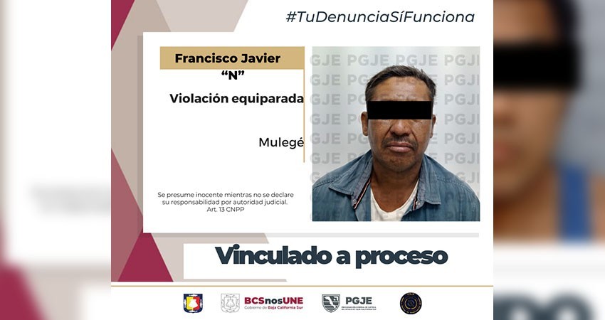 Javier “N” quedó en prisión preventiva por el delito de violación equiparada