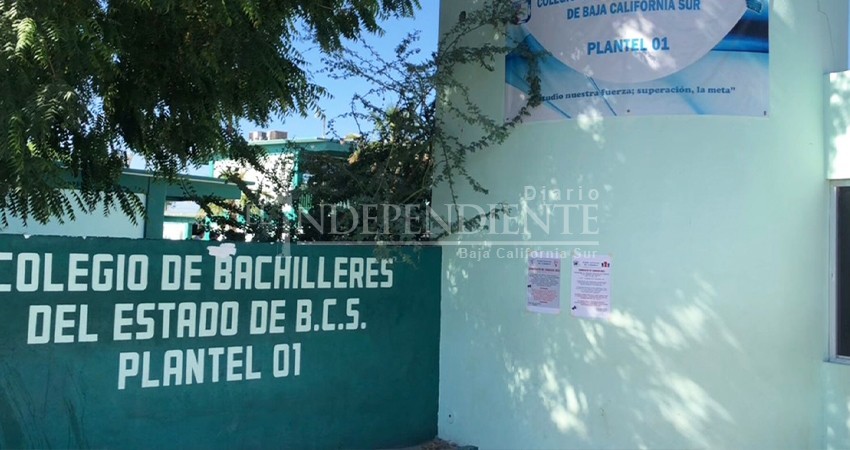 Paro de labores en planteles COBACH de BCS podría extenderse