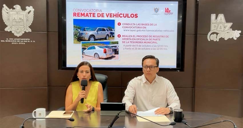Remata Ayuntamiento de La Paz más de 400 autos de los corralones